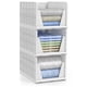 thumbnail image 1 of Sorbus Organizador de Estantes Apilables Juego de 3 Cestas Grandes para Armario, Baño, Cocina y Garaje, 1 of 4