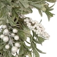 thumbnail image 5 of Northlight Frosted Foliage and Berries Small Artificial Christmas Wreath - 20" - Unlit, 5 of 6