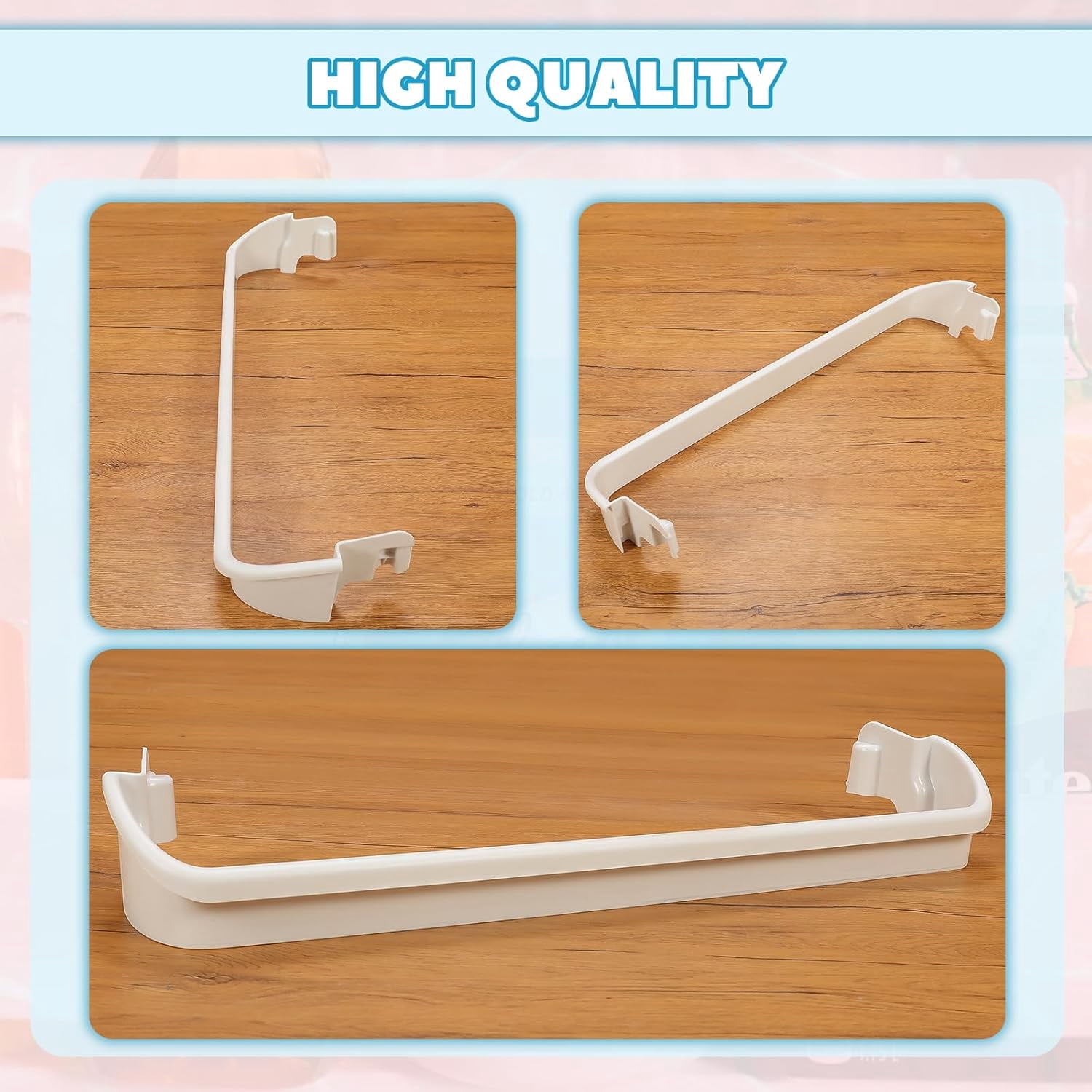 DanYee 240535201 (Middle) Replacement Refrigerator Door Rack Compatible with Electrolux Frigidaire Gibson Kelvinator Westinghouse Refrigerator Door Shelf