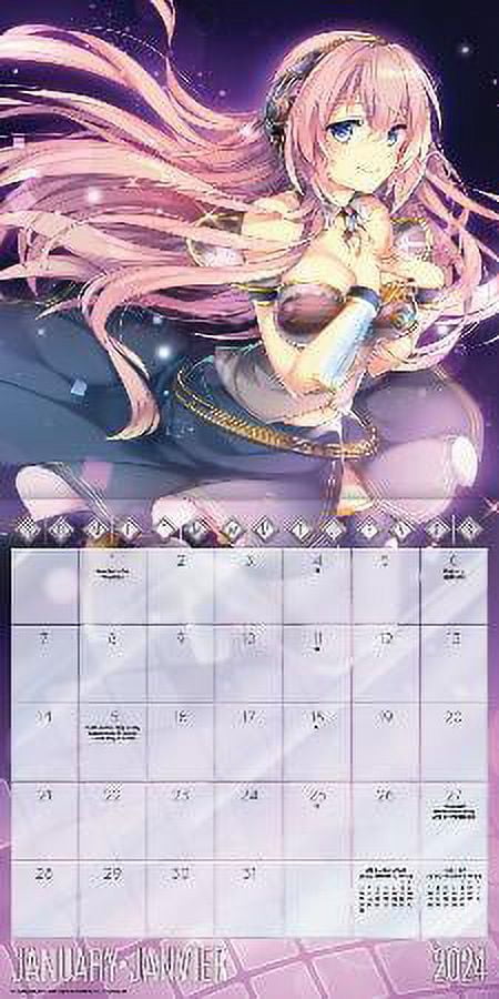 Trends International 2024 Hatsune Miku Wall Calendar