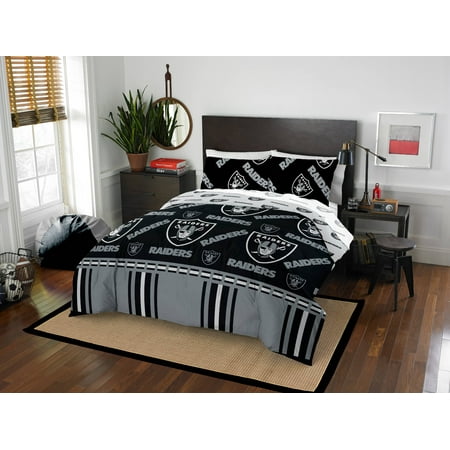 Nfl Las Vegas Raiders Bed In Bag Set