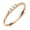 Rose Gold, variant on UIONEN Sterling Silver Stacking Ring Simple Dainty Rose Gold Ring Rings Women Sizes 12