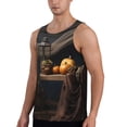 thumbnail image 2 of Gukieu Modern Skull Sisters Print Men's Quick Dry Fitness Vest, Round Neck Sleeveless Fitness Bodybuilding Top-Medium, 2 of 7