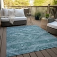 thumbnail image 6 of Addison Rugs Chantille Indoor/Outdoor Transitional Southwest Teal Washable Rectangle Rug, 9' x 12', 6 of 6