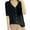 Black, variant on Women's V Neck Knit Cardigan Short Sleeve Loose Fit Lightweight Cover Up Casual Summer Beach Wear XL Size Pink