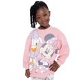 thumbnail image 3 of Minnie Mouse and Daisy Duck Toddler Girl Graphic Sweatshirt and Leggings Set, 2-Piece, Sizes 12M-5T, 3 of 10