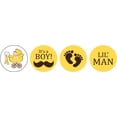 thumbnail image 2 of Darling Souvenir It's A Boy Stickers Candy Chocolate Labels 190 Pcs Party Fabor-Yellow, 2 of 2