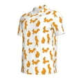 thumbnail image 2 of Balery Cartoon Squirrel Printed Men’s Short Sleeve Polo Shirt, Midweight Men's Shirt,Golf Polo shirts -X-Large, 2 of 9