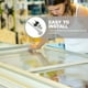 thumbnail image 3 of 1 Juego de cerradura de caja de vidrio corrediza, ventana de escaparate, cerradura de trinquete, cajón, vitrina, vitrina, puerta corrediza de vidrio, cerradura de trinquete con llaves, 3 of 8