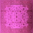 thumbnail image 1 of Ahgly Company Indoor Square Oriental Pink Industrial Area Rugs, 4' Square, 1 of 4