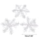 thumbnail image 1 of Herramientas para el hogar, Herramientas de jardinería, Mejoras para el hogar, Copo de nieve navideño, Decoración de cadena de copos de nieve, Decoración para árbol de Navidad, Colgante, Copo de nieve, 1 of 3
