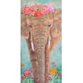 thumbnail image 2 of Joy, Julie 18x32 Black Ornate Wood Framed with Double Matting Museum Art Print Titled - Zen Elephant, 2 of 4