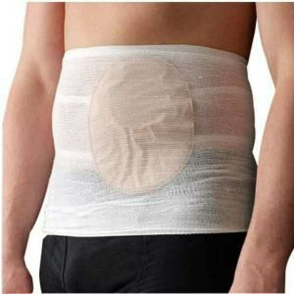 Carefix StomaSafe Classic Ostomy Support Garment: Medium, 37.5" - 45.5", 3 Count White