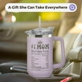 thumbnail image 4 of Gifts for Mom from Daughter Son - Mom Gifts - Christmas Gifts for Mom, Mom Birthday Gifts, Birthday Gifts for Mom, Mothers Day Gifts for Mom - Mother, New Mom Gifts for Women - 40 Oz Purple Tumbler, 4 of 7