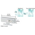 thumbnail image 4 of CRL EUR205BS Brushed Stainless EUR Series Complete Patch Lock Including Cylinder, 4 of 4