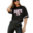 thumbnail image 4 of Women's Gameday Couture  Black New York Giants  Game Face Fashion Jersey, 4 of 5