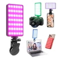 thumbnail image 2 of M20 RGB LED Video Light, 5W Portable Camera Light with 2000mAh Battery, 2500-9000K CRI 96+, Magnetic Fill Light for Photography/Video Conference, 2 of 9