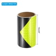 thumbnail image 2 of Unique Bargains Ruban Réfléchissant Ruban de Sécurité Étanche de 6 Pi x 10 Pi, Jaune Fluo Noir, 2 of 6