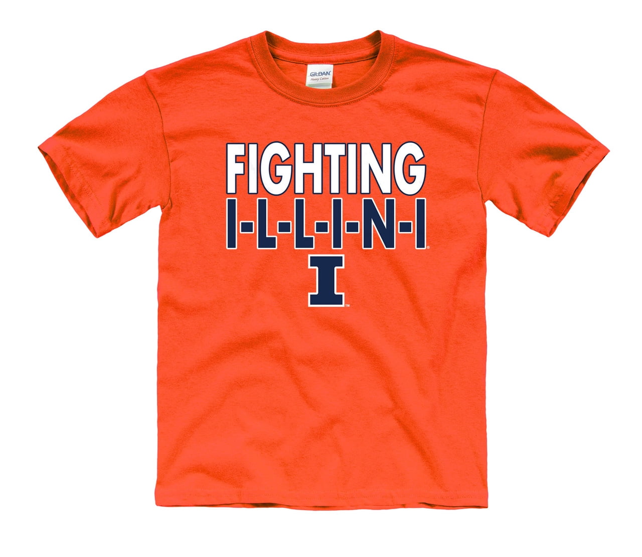 Illinois Fighting Illini Youth Go Team T-Shirt - Orange - Walmart.com ...