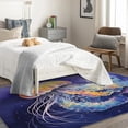 thumbnail image 4 of Jellyfish Rug 4x5 Area Rugs for Bedroom Living Room, Sea Animals Area Rug, Kids Boys Girls Teens Carpet Machine Washable Non-Slip Rug, Soft Low Pile Area Rug, Indoor Decorative Rugs la&153, 4 of 7