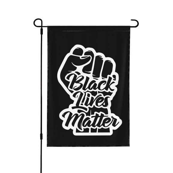 Black Lives Matter Garden Flag 12.5x18 Inch Double Sided Decorations Outdoor Yard Flags For Outside Lawn Porch Garden Decor