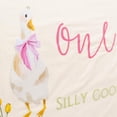 thumbnail image 4 of Caption One Silly Goose Decal - Goose Theme 1st Birthday Decoration for Girls, Pink Bow Goose Birthday Party Supplies, First Birthday Party Balloon Arch Decal, 4 of 10