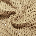thumbnail image 4 of MNCEKFOD Women's Tummy Control Swim Bottoms Summer Beach Handwoven Swimming Pants Stretchable Strap Hollow Flat Swimsuit Bathing Suit Bottoms Beige L, 4 of 8