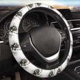 thumbnail image 6 of Bingfone Black And White Rose Steering Wheel Cover - Universal 15 Inches Car Steering Wheel Covers Grip Auto Internal Accessories, 6 of 6