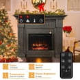 thumbnail image 4 of Cofree Black Electric 50" x 40" Indoor Fireplace, 4 of 8
