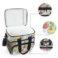 thumbnail image 6 of FORMRS Insulated Cooler Bag 24 Cans Capacity Soft Leakproof Lunch Box with Side Pockets, Various Tomatoes, 6 of 7