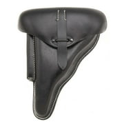 GERMAN BLACK LEATHER WALTHER P38 HOLSTER WW2 DATED 1942 Left Hand Version …