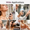 thumbnail image 6 of Lisapack 8ML Atomizer Perfume Spray Bottle for Travel, Empty Refillable Cologne Dispenser, Portable Sprayer (Matte Black), 6 of 9