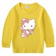 thumbnail image 5 of Hello Kitty-Camiseta de manga larga para niños y niñas, top de cuello redondo de algodón con dibujos animados, ropa de primavera y otoño, 5 of 5