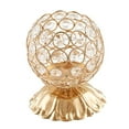 thumbnail image 1 of simhoa Crystal Tea Light Candle /Sparklers Wedding Candelabra Housewarming - Golden,, 1 of 8