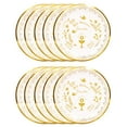 thumbnail image 1 of Assiette en Papier, 10 Pcs Assiette en Papier Ronde Assiette en Papier Assiette Alimentaire pour Fête Fonctionnalité Polyvalente, 1 of 14