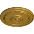 thumbnail image 3 of 54"OD x 4 7/8"P Large Classic Ceiling Medallion (Fits Canopies up to 13 1/2"), Hand-Painted Pharaohs Gold, 3 of 6
