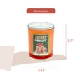 thumbnail image 5 of Mainstays 1-Wick Glass Jar Candle, Merry and Bright, Country Holiday Scent, 7 oz, 5 of 9