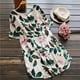 thumbnail image 1 of WILLBEST Vestidos con Curvas para Mujer Vestido de Manga Corta Holgado y Cómodo con Estampado Floral y Cuello Redondo para Mujer Grande​​, 1 of 2