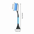 thumbnail image 3 of 27 Inch Snow Brush Car Scraper Snow Brush|Removable Foam Handle Winter Car Cleaner Tool|Long Handle for Windshield,Roof,Hood(Sky Blue), 3 of 7