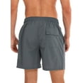 thumbnail image 4 of Sexy Dance Men Swim Boardshorts With Pockets Surfing Beachwear Pants Quick Dry Beach Trunks Swimwear Short Bathing Suit Bottom Swimsuit Tankini Boyshorts, 4 of 4