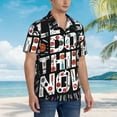 thumbnail image 2 of Lsque Geometric Sports Energetic Burst pattern Hawaiian Shirt for Men, Unisex Summer Beach Casual Short Sleeve Button Down Shirts-Medium, 2 of 9