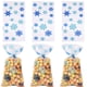 thumbnail image 2 of Nvzi 150 bolsas de celofán para dulces navideños, bolsas de celofán para golosinas navideñas con lazos para regalos de fiestas navideñas, color blanco, 2 of 4