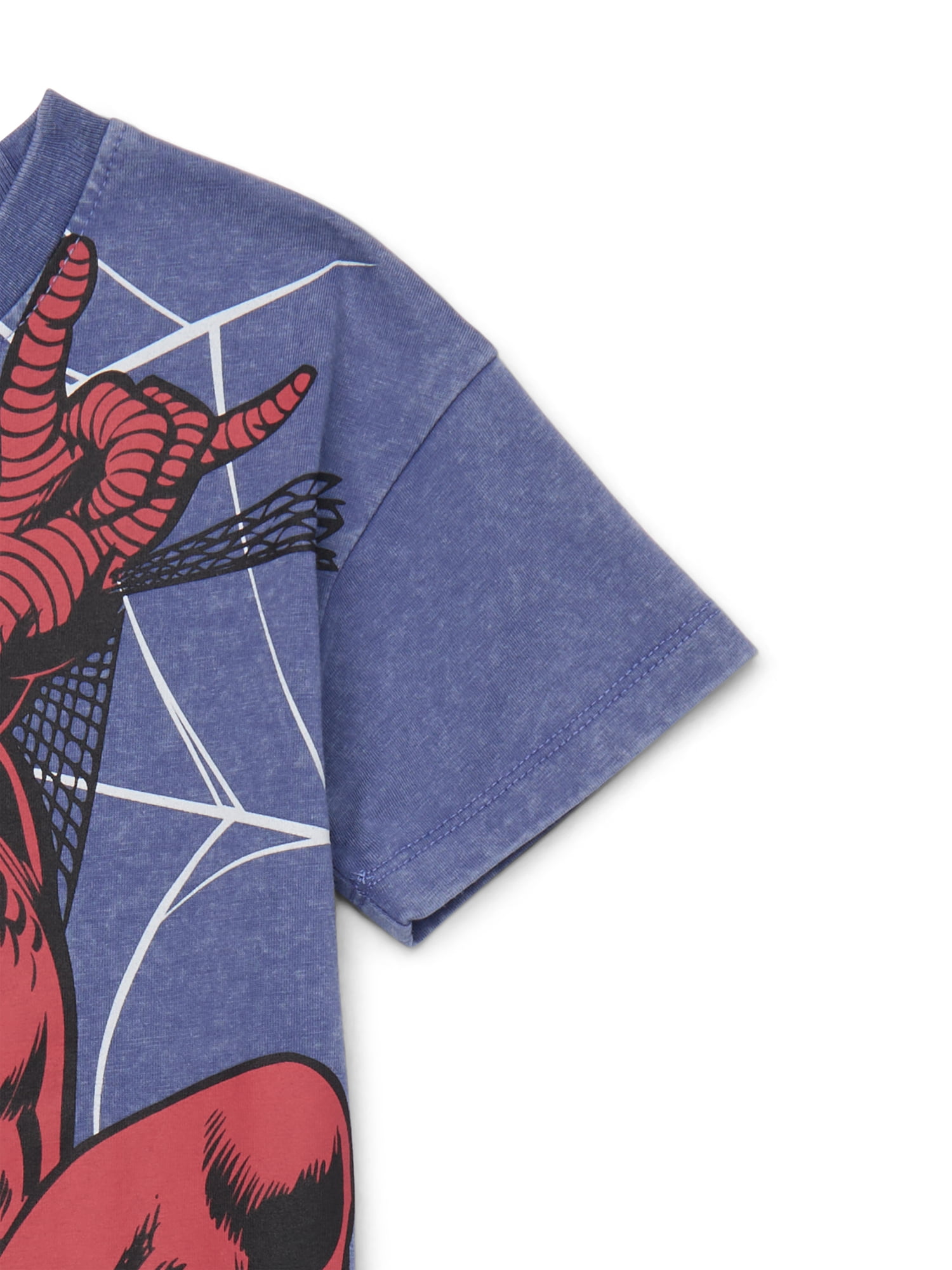 Marvel Spider-Man Toddler Short Sleeve Graphic Crewneck Tee, Sizes 12M-5T