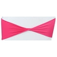 thumbnail image 2 of MDS Pack of 75 Spandex Chair Bow Sash Bands Ties Without Buckle for Wedding - Magenta, 2 of 6
