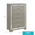 thumbnail image 2 of Glory Furniture Alana Chest in Silver Champagne, 2 of 8