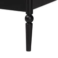 thumbnail image 4 of Baxton Studio Lucera Mid-Century Black Full Size Bobbin Bed, 4 of 6