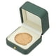thumbnail image 1 of Caja de exhibición de monedas, estuche de monedas con soporte para monedas, adecuado para monedas de 45mm para coleccionistas de dólares de plata, verde, 1 of 6