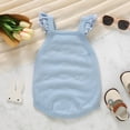 thumbnail image 5 of Toddler Girl Easter Outfit Easter Bunny Romper Sleeveless Strap Overalls Suspender Easter Outfit Baby Boy 6-9 Months, 5 of 8
