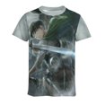 thumbnail image 3 of Camiseta de manga corta con cuello redondo y diseño retro de Wings of Liberty Attack on Titan para hombre, nueva camiseta de verano de manga corta, 3 of 5