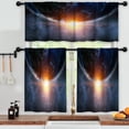 thumbnail image 3 of LALILO Kitchen Curtains and Valances Set of 3 36" Unique Window Treatment Tiers for Window Decor, 3 of 5